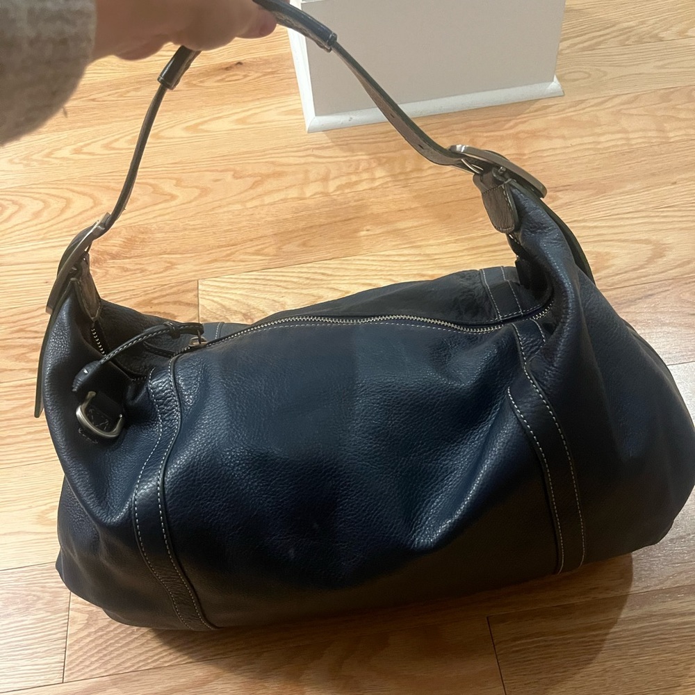 Navy Cole Haan shoulder bag